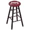 Holland Bar Stool Co Maple Bar Stool, Dark Cherry Finish, Mississippi State Seat RC30MSDC - alternate 1